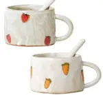 Cute Fruit Japanese Stoneware Mugs