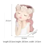 Cute Girl Face Planter Creative Succulent Pot for Women