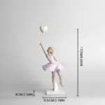 Cute Girl With Balloons tag1
