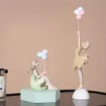 Cute Girl With Balloons tag1