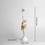 Cute Girl With Balloons tag1
