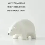 Cute Glazed Ceramic Animal Ornament tag1