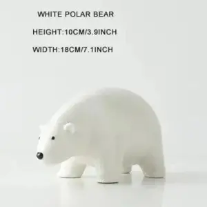 Cute Glazed Ceramic Animal Ornament