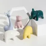 Cute Glazed Ceramic Animal Ornament tag1