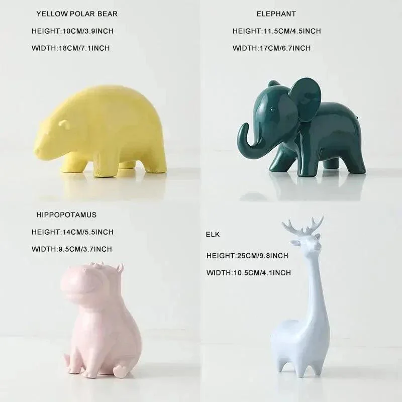 Cute Glazed Ceramic Animal Ornament -  - #tag1#