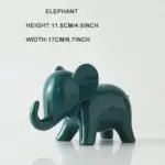 Cute Glazed Ceramic Animal Ornament tag1