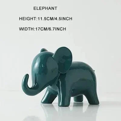 Cute Glazed Ceramic Animal Ornament -  - #tag1#