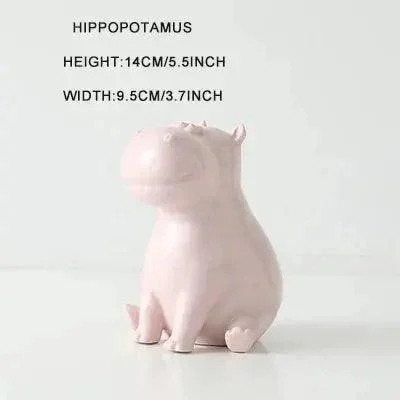 Cute Glazed Ceramic Animal Ornament -  - #tag1#