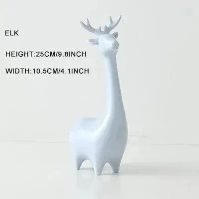 Cute Glazed Ceramic Animal Ornament -  - #tag1#