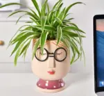 Cute_Grandparent_Ceramic_Face_Vase_with_Glasses_-_-4174546 Cute Grandparent Ceramic Face Vase with Glasses