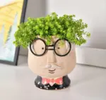 Cute_Grandparent_Ceramic_Face_Vase_with_Glasses_-_-4174586 Cute Grandparent Ceramic Face Vase with Glasses