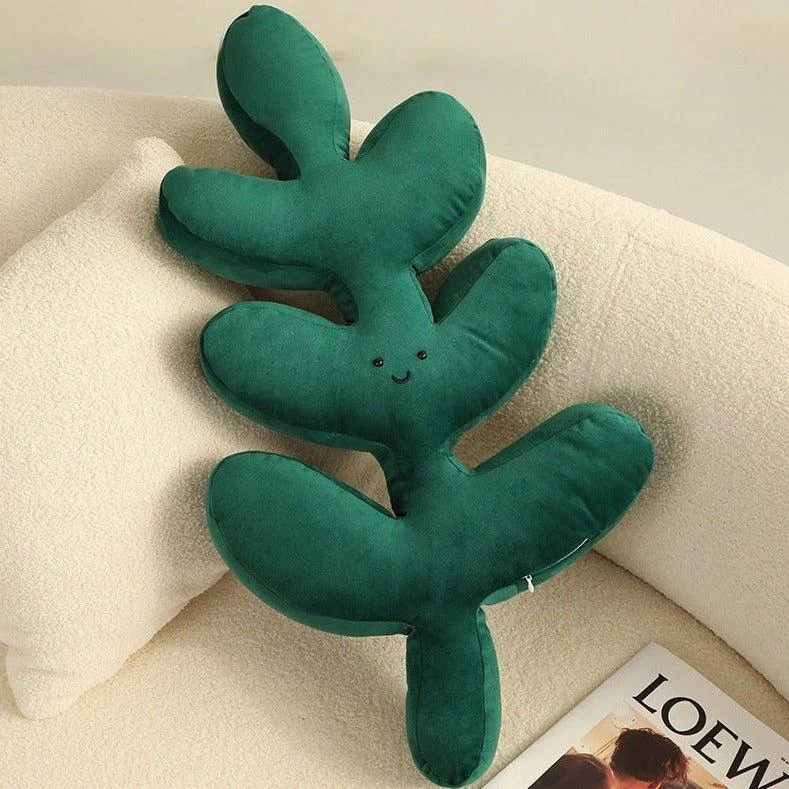 Cute Green Branch Throw Pillow -  - #tag1#