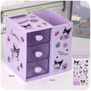 Cute Kawaii Sanrio Drawer Pen Holder Organizer