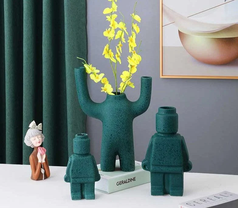 Cute Lego Body Vase -