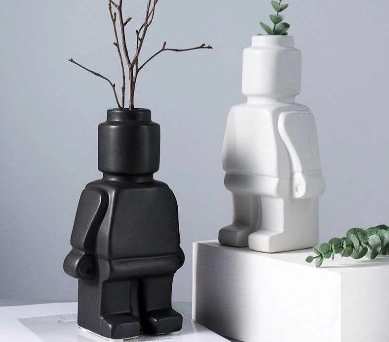 Cute Lego Body Vase -