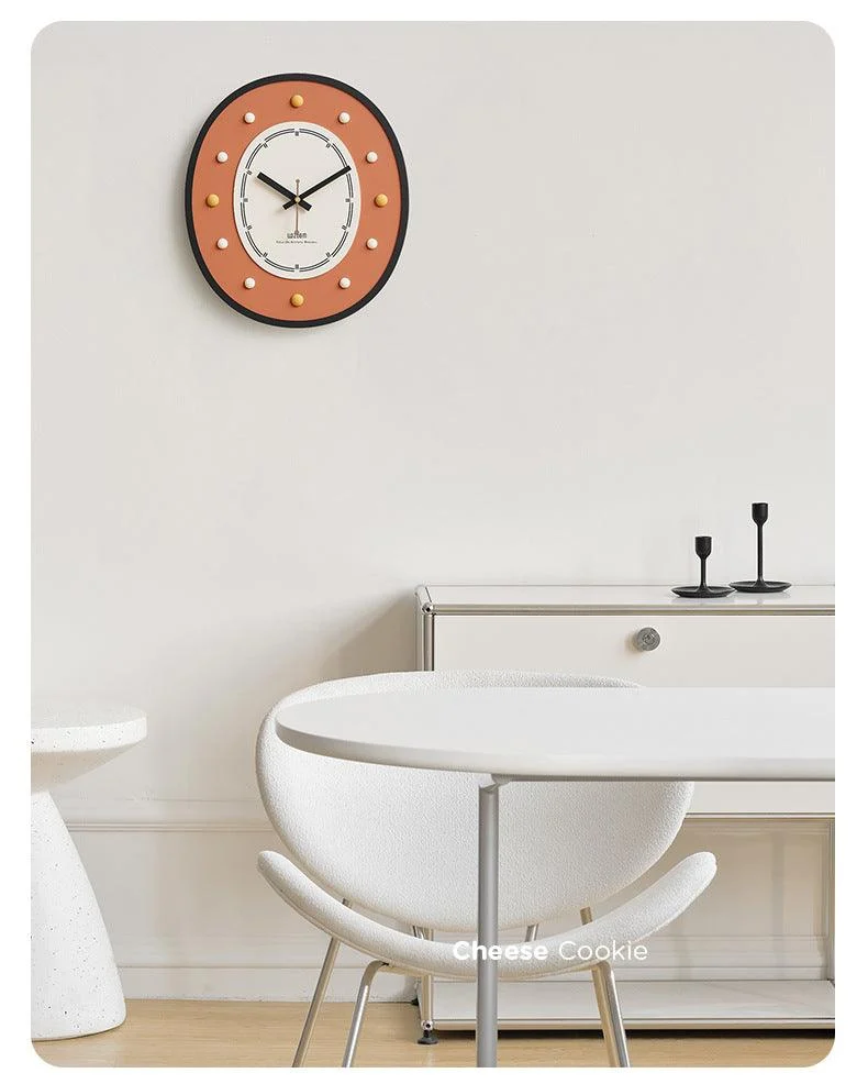 Cute Nordic Silent Wall Decorative Clock Gift -