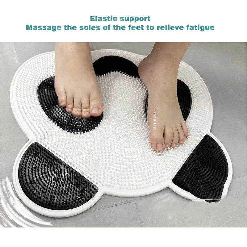Cute Panda Silicone Bath Massage Mat with Suction Cups -  - #tag1#