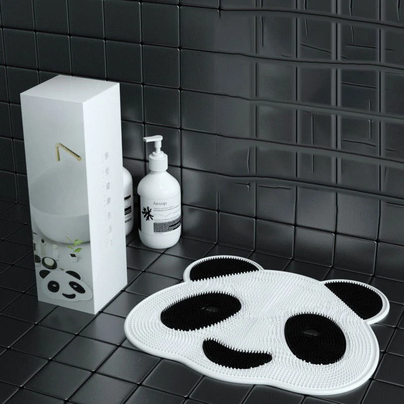 Cute Panda Silicone Bath Massage Mat with Suction Cups -  - #tag1#