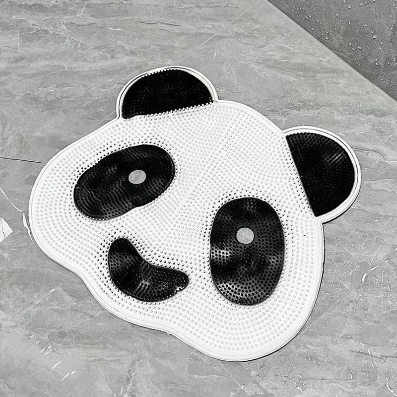 Cute Panda Silicone Bath Massage Mat with Suction Cups -  - #tag1#
