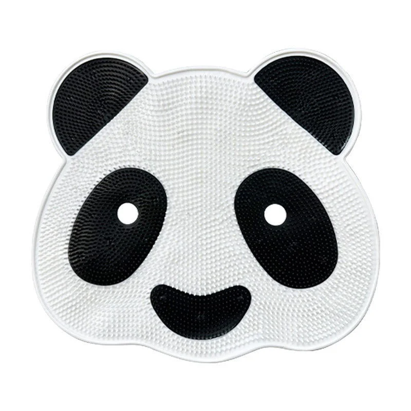 Cute Panda Silicone Bath Massage Mat with Suction Cups -  - #tag1#