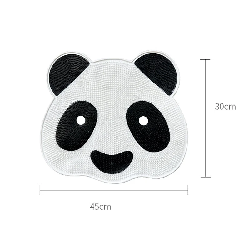 Cute Panda Silicone Bath Massage Mat with Suction Cups -  - #tag1#