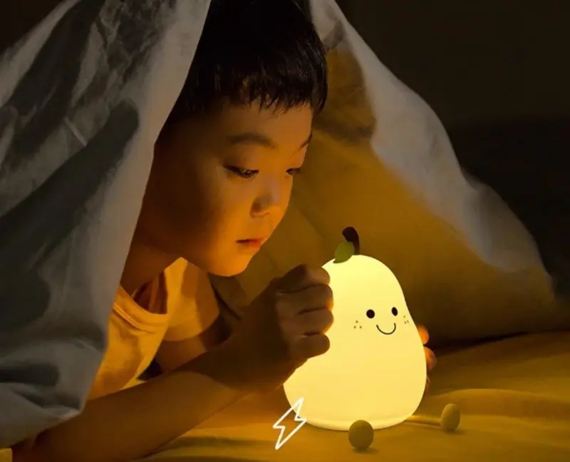 Cute Pear Night Light Lamp tag1