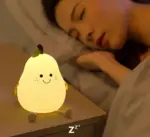 Cute Pear Night Light Lamp tag1
