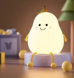 Cute Pear Night Light Lamp tag1