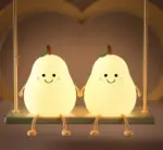 Cute Pear Night Light Lamp tag1