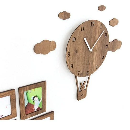 Cute Pendulum Kids Bedroom Wall Clock -