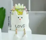 Cute_Smiling_Ceramic_Face_Planter_Pot_with_Rope_Legs_-_-4175714 Cute Smiling Ceramic Face Planter Pot with Rope Legs