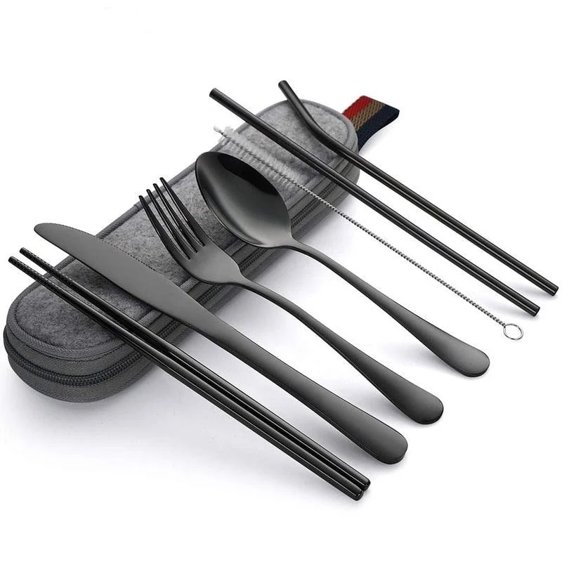 Cutlery Set with Portable Case -