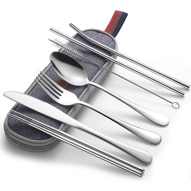 Cutlery Set with Portable Case -