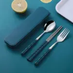 Cutlery Travel Set With Case tag1