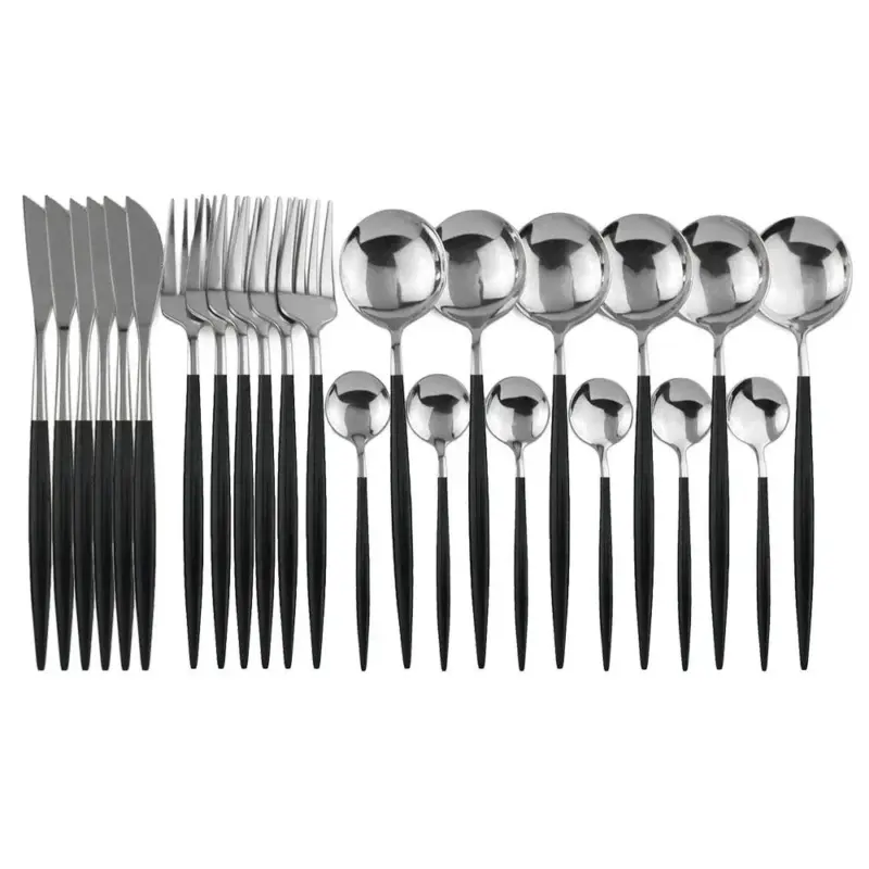 Cutlery set Stainless Steel 24 Pieces Cutlery set tag1
