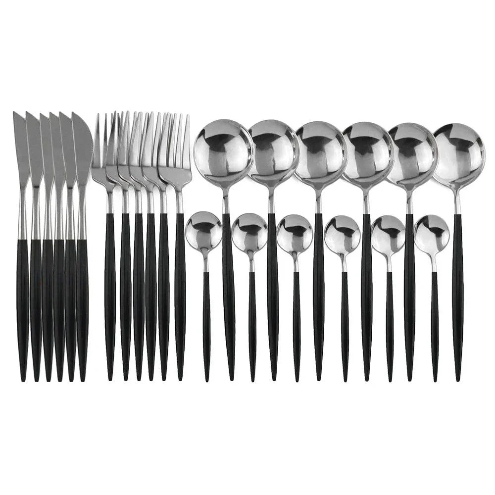 Cutlery set - Stainless Steel - 24 Pieces Cutlery set -  - #tag1#