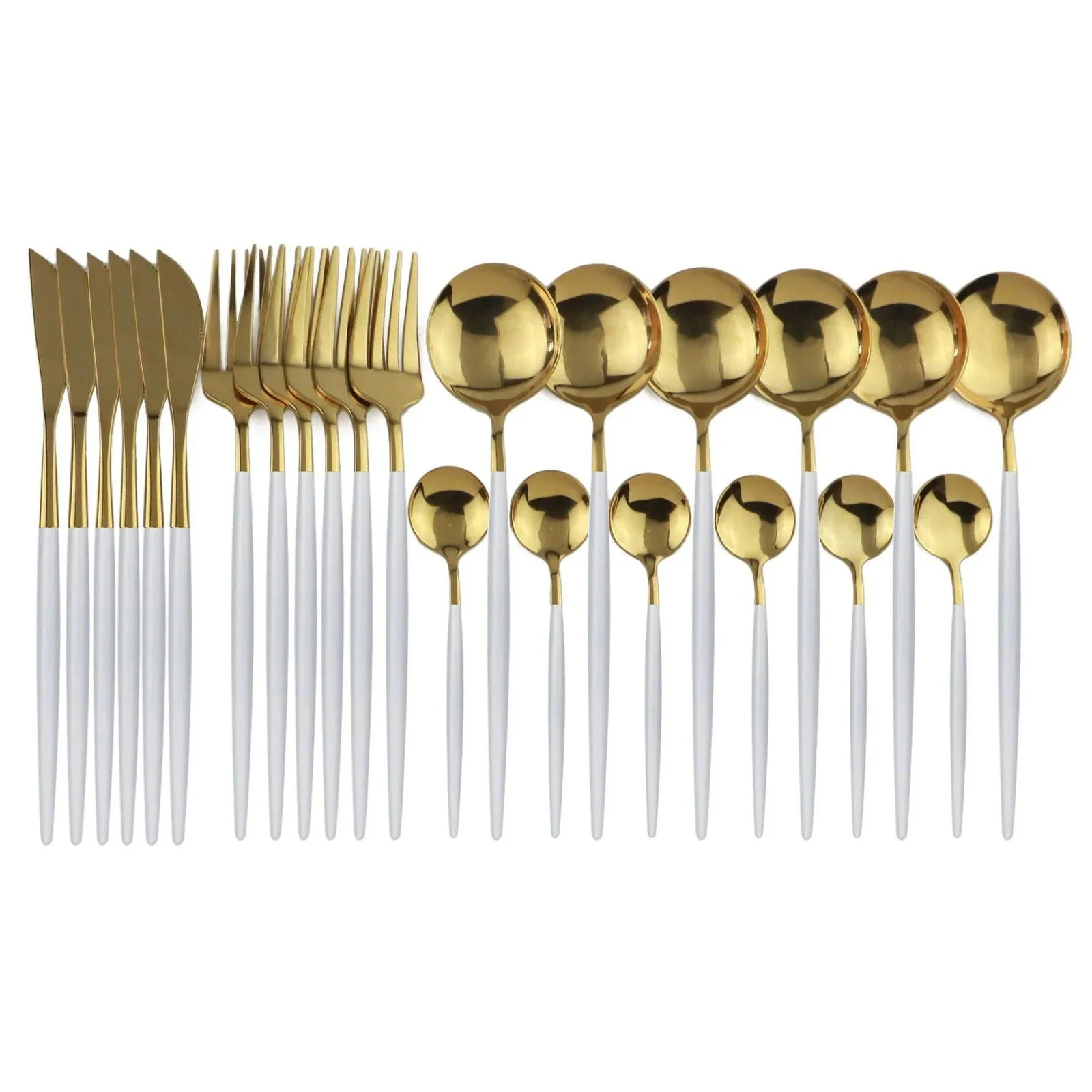 Cutlery set - Stainless Steel - 24 Pieces Cutlery set -  - #tag1#