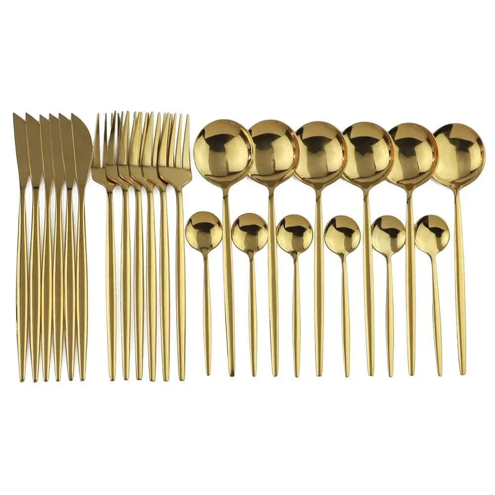 Cutlery set - Stainless Steel - 24 Pieces Cutlery set -  - #tag1#