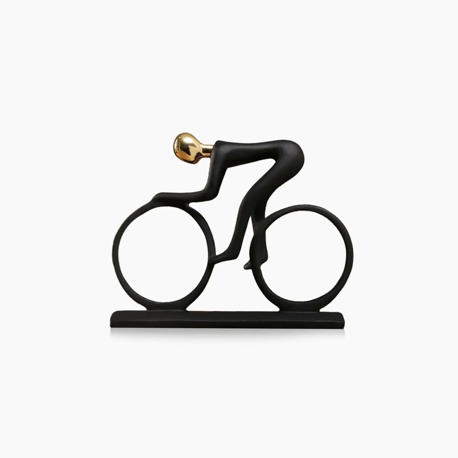 Cyclist Figurine Sculpture -