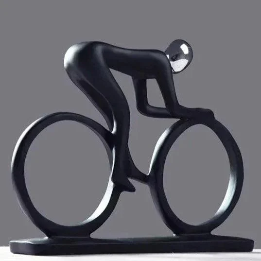 Cyclist Figurine Sculpture -