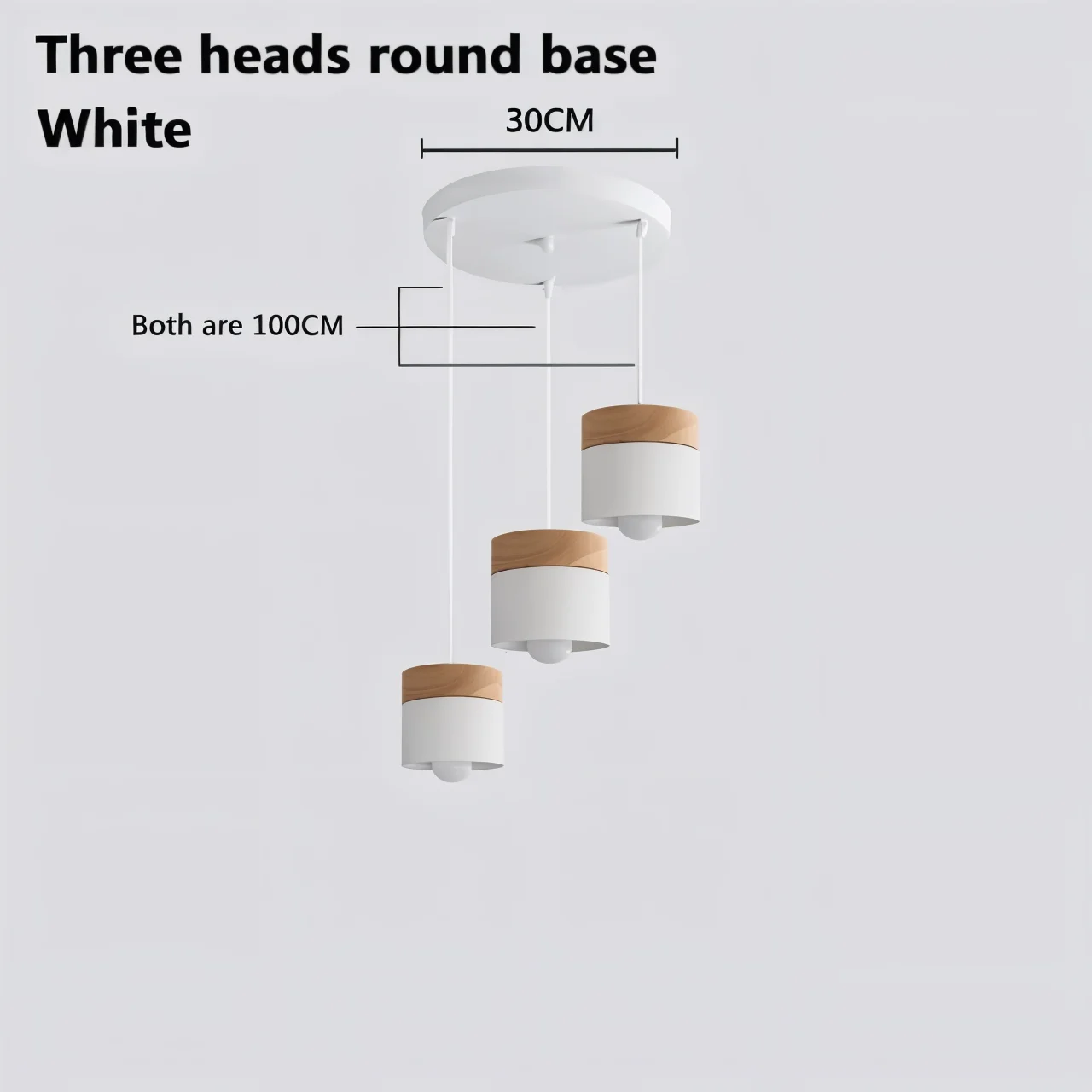 Cylinder Chic Metal & warm Wood Pendant Light -  - #tag1#
