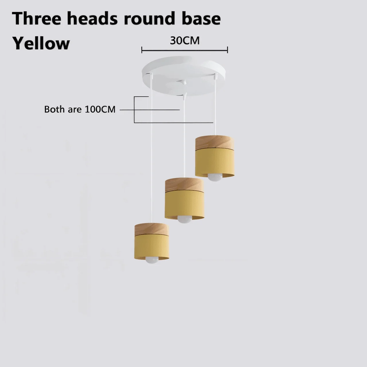 Cylinder Chic Metal & warm Wood Pendant Light -  - #tag1#