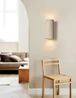 Cylinder Tube Wall Light Wabi Sabi Stone Wall Sconce Wall Spotlight LED Lighting tag1