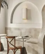 Cylinder Tube Wall Light Wabi Sabi Stone Wall Sconce Wall Spotlight LED Lighting tag1