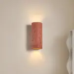 Cylinder Tube Wall Light Wabi Sabi Stone Wall Sconce Wall Spotlight LED Lighting tag1