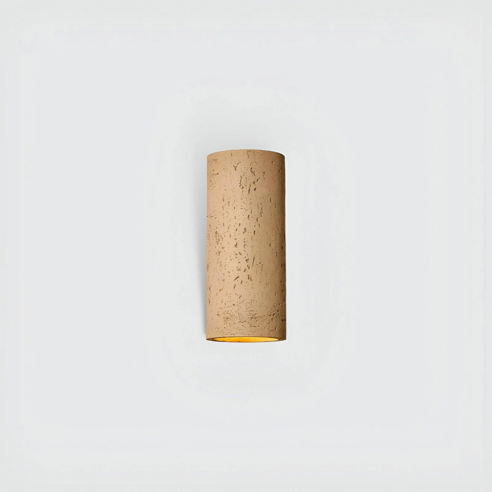 Cylinder Tube Wall Light - Wabi Sabi Stone Wall Sconce - Wall Spotlight LED Lighting -  - #tag1#