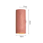 Cylinder Tube Wall Light Wabi Sabi Stone Wall Sconce Wall Spotlight LED Lighting tag1