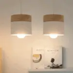 Cylindrical LED Pendant Lamp Luxury Design tag1