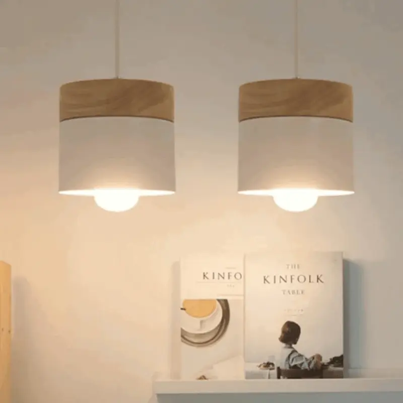 Cylindrical LED Pendant Lamp Luxury Design tag1