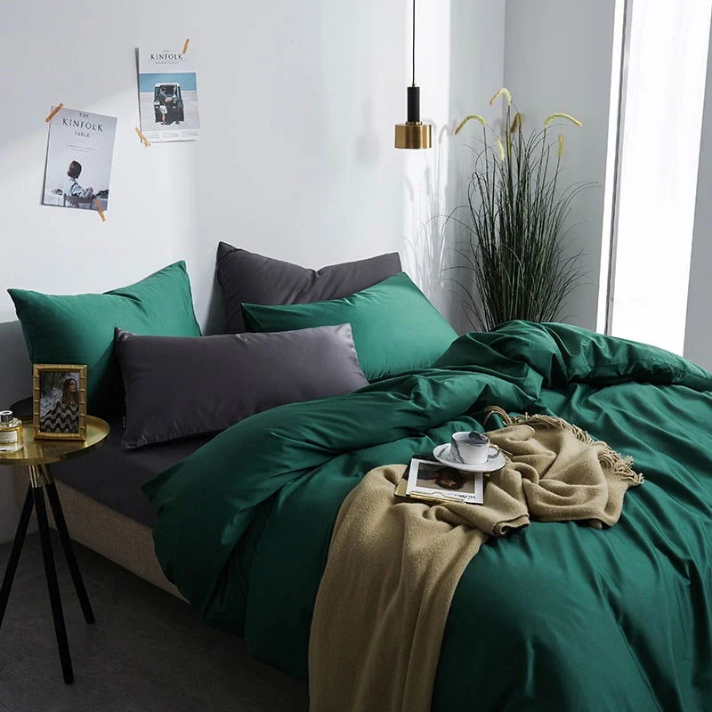 DECOR LANE PREMIUM DUVET COVER & SHAMS EGYPTIAN COTTON 600TC -  - #tag1#